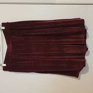 CURATED BY RUA'H KIBRIYA: LuLaRoe Velveteen A-Line Skirt